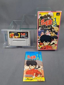 NINTENDO SUPER FAMICOM SFC Ranma 1/2 Hard Battle japanese version Boxed - Picture 1 of 1