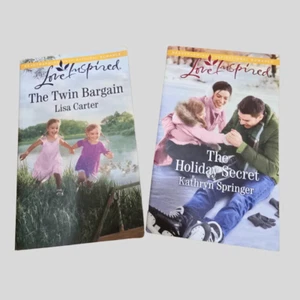 Love Inspired Romance Lot: The Twin Bargain & The Holiday Secret Paperback Set - Picture 1 of 10