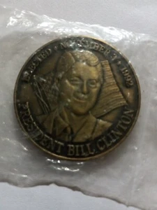 Moneda Desafío Rollo de Honor Presidencial Presidente Bill Clinton Sellada Difícil de Encontrar Rara - Imagen 1 de 5