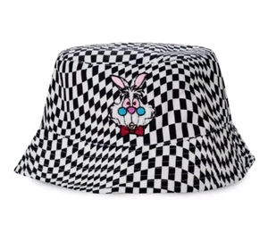 Disney Alicia en el País de las Maravillas Conejo Blanco Sombrero con Cubo para Adultos Nuevo con Etiquetas - Imagen 1 de 3