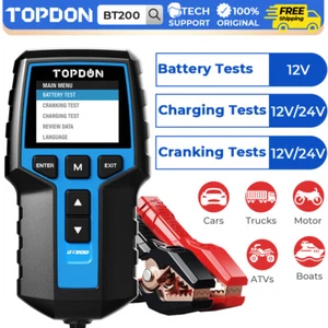 TOPDON BT200 Battery Load Tester Battery Analyzer 12V Car Truck Mechanics Repair - Picture 1 of 11