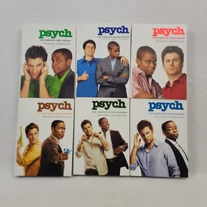Psych - Season 1 To 6 (DVD Universal) Comedy Box Set Lot - Foto 1 di 13