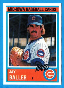 Jay Baller 1987 Iowa Cubs # 5 (nrmt) Chicago Cubs - Picture 1 of 2