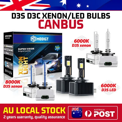 For Mercedes-Benz CLA250 2013-2016 2X D3S Headlight Bulb High Low Beam 6000K - image 1 of 4