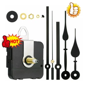 1Set Funkgesteuerter DCF-Quarzuhr-Uhrwerk Schwarz Zeiger Reparatur - - Picture 1 of 11