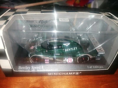 Minichamps 1/43 Bentley Speed 8 #8 Sebring 12h 2003 400 031398 - Immagine 1 di 3