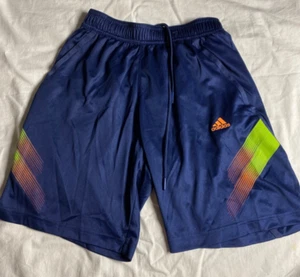 Adidas Climalite Gym Athletic Short Elastic Waist Drawstrings YOUTH S Small - Picture 1 of 3