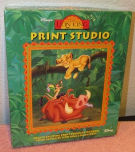 Disney's The Lion King Print Studio PC Juego 3.5" Disquete - Windows 3.1 1995 - Imagen 1 de 2