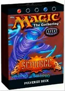 PULVERIZE magic SCOURGE BLUE RED RARE MTG FACTORY SEALED STARTER DECK - Picture 1 of 2