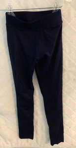 KidPik girl's black nylon/spandex leggings Size M - Picture 1 of 4