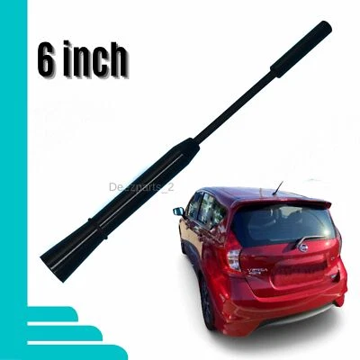 Antena 6" negra para Nissan Versa 2007-2020 Foto 1 de 4
