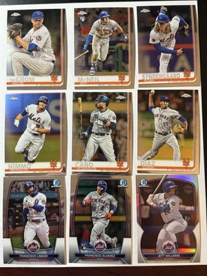 New York Mets Baseball Cards Lot of 85 Different Premium with Rookies and Stars - Image 1 of 4