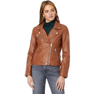 BLANCNYC Giacca Moto Ecopelle Donna L - Foto 1 di 8