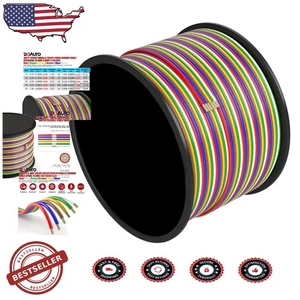 100ft 14 Gauge 6-Way Trailer RV Wiring - CCA Bonded for Boat Towing - Picture 1 of 9