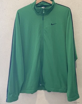 Nike Dri-Fit Suéter Cremallera Completa Verde Activo Atlético XXL Para Hombres Manga Larga Pista Foto 1 de 4