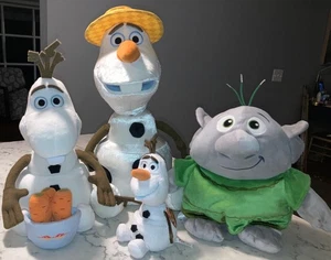 Set Disney Frozen Sommer träumen singend und schwingend Olaf TY Troll Plüsch - Bild 1 von 8