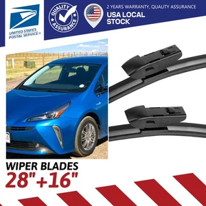 OEM Quality For TOYOTA Prius 2021-2016 Windshield Wiper Blade 28" + 16" Set of 2 - Picture 1 of 18