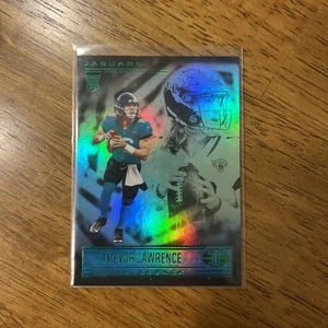 Trevor Lawrence Rookie 2021 Panini Illusioni Calcio Verde Parallelo - Foto 1 di 2