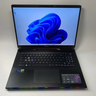 MSI Raider GE78HX 13VG-009 17" QHD+ Gaming Laptop i7-13650HX 16GB 1TB RTX4050 - Image 1 of 4