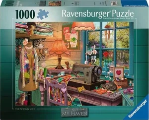 NEW Ravensburger 1000 Pieces Jigsaw Puzzle 12+  My Haven 4 The Sewing Shed - Picture 1 of 2
