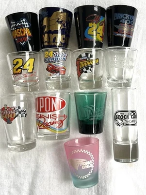 Lote de 13 vasos de chupito NASCAR #24 Jeff Gordon y NASCAR Foto 1 de 4