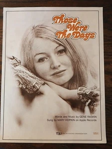 THOSE WERE THE DAYS - Mary Hopkin - 1968 Essex Partituras - Imagen 1 de 4