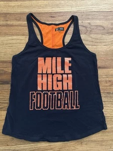 Camiseta sin mangas Denver Broncos para mujer talla mediana naranja/azul - Imagen 1 de 4