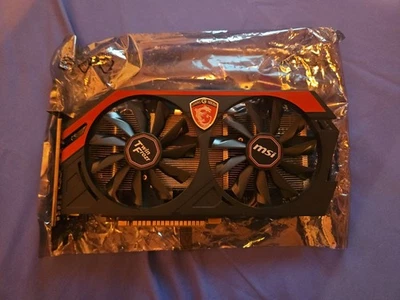 USED MSI Nvidia GeForce GTX750 Ti OC Gaming Graphics Card 2GB GDDR5 1020MHz - Image 1 of 2