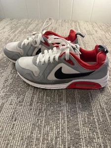 Nike Air Max Lunarlon Schuhe Herren Größe 8 grau rot schwarz Laufen sportlich - Bild 1 von 9