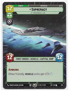 Supremacía - De Tamaño Inimaginable (Hiperespacio) - Leyendas de la Fuerza - Imagen 1 de 2