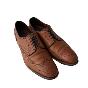 Allen Edmonds Lombard Walnuss Braun Leder Budapester Derby Elegant Oxford-Schuhe Herren 10 - Bild 1 von 14