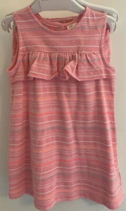 H&M Baby Girls Pink Ruffle Shirt Dress with Puff Underpants Size 12-18Months NEW - Picture 1 of 5