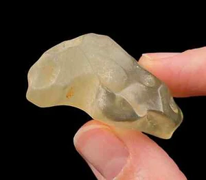 LIBYAN DESERT GLASS, Raw Crystal - Rare, B Grade - Raw Rocks and Minerals, 52165 - Picture 1 of 4