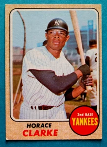 1968 Topps #263 Horace Clarke New York Yankees Baseball Card VG - Picture 1 of 2