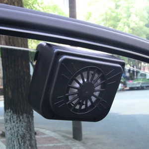 Solar Powered Car Window Windshield Auto Air Vent Cooling Fan Cooler Radiator - Picture 1 of 6