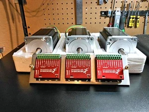 Gecko G203v VAMPIRE Drives 3 & 3 Nema 34 1700oz 5a Steppers (Pro-Grade System) - Picture 1 of 1