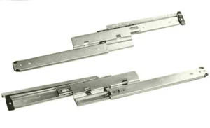(5 Pack) Side Mount Drawer Slide - 12 inch - Zinc Plated - Full Extension with B - Picture 1 of 1
