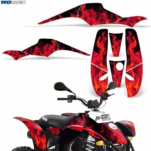 Graphic Sticker Decal For Polaris SCRAMBLER 500 Trailblazer 350 85-09 ICE R - Picture 1 of 4
