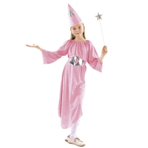 KINDER FEEN KOSTÜM & HUT / Karneval Fasching Märchen Elfen Mädchen Kleid 110-122 - Bild 1 von 2