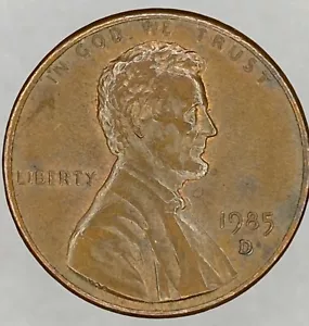 1985 D Lincoln Penny DDO and Doubled Ear - Picture 1 of 4