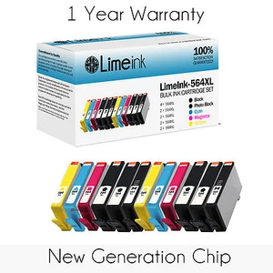 Juego de 12 cartuchos de tinta para HP 564 XL negro/color con chip - Imagen 1 de 7