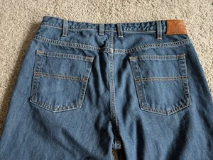 Orvis jeans American Denim trust your fly blue USA made mens 35x30 34x29 - Picture 1 of 17