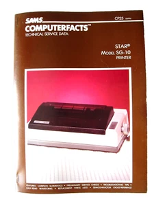 Sams Photofact CP-25 Computerfact Manuel Star SG-10 - Picture 1 of 1