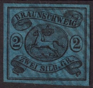BRAUNSCHWEIG Nr. 7 b gest. voll- bis breitrandig zart gestempelt Mi. 220,- - Bild 1 von 2