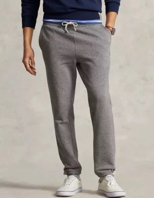 POLO RALPH LAUREN Men’s Gray Cotton Fleece Logo Drawstring Pants XLT Big & Tall - Image 1 of 4