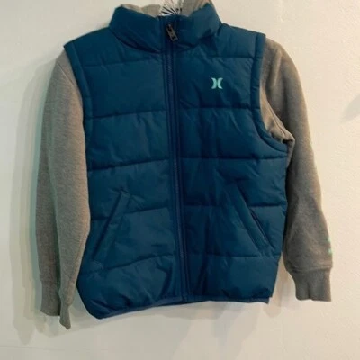 Chaleco acolchado y sudadera Top Hurley Kids Foto 1 de 4