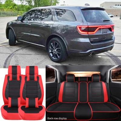 Juego completo de funda de cojín de cuero PU para Dodge Durango 00-2025 Foto 1 de 4