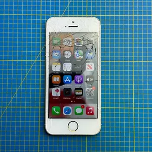 Apple iPhone SE - 32 GB - Gold (entsperrt) A1723 (CDMA + GSM) gerissen - Bild 1 von 6