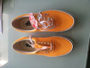 orange vans for men