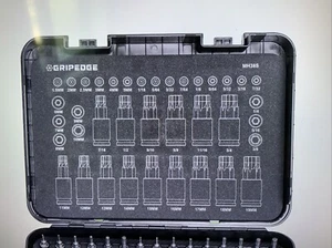 38-PC Master RPT Hex Bit Socket Set. SKU MH38S GRIPEDGE - Picture 1 of 2